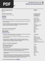 Saud Chougle - Resume