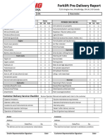 Liftking Forklift PDI