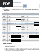 Summer 22 23 Invigilator Availability and Information Form Template