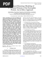 Structural Homology Modeling of C-Terminal Domain of The Dystrophin Protein: An In-Silico Approach