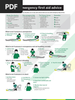 Sja Emergency First Aid Advice Poster