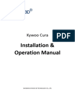 Kywoo Cura Installation & Operation Manual-V3.0