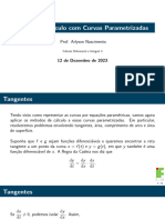 Aula 3 - Cálculo Com Curvas Parametrizadas