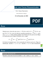 Aula 4 - Cálculo Com Curvas Parametrizadas