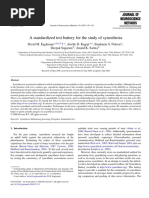 A Standardized Test Battery For The Study of Synesthesia