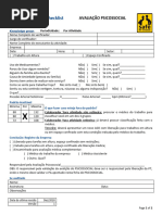 Checklist de Avaliação Psicossocial