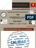 Tema 1 Calidad Antecedntes y Conceptos de La Calidad