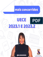 Os 10 Cursos Mais Concorridos UECE