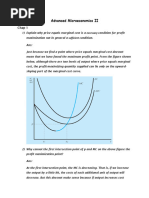 Advanced Microeconomics II Q & A