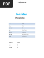 151.1 Hooke S Law MS CIE IGCSE Physics Practical L