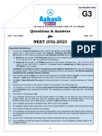 Neet 2023 Question Paper