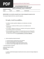 Examen Estraordinario, Lengua y Comunicacion I