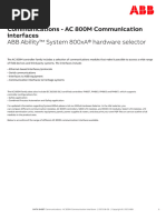 800xa Outline - Communications - AC 800M Communication Interfaces