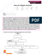 Fiche Pedagogique Les Dieux Egyptiens