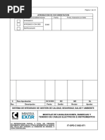 Montaje de Canalizaciones, Bandejas y Tendido Cable E&I