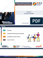 Tutoría 2. Ciencias Naturales. Fortalecimiento de Aprendizajes DEE