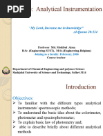 Analytical Instrumentation - Lec03