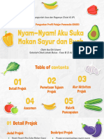 Modul Projek - Nyam Nyam! Aku Suka Makan Sayur Dan Buah - Fase A-1