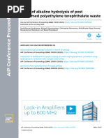 Study of Alkaline Hydrolysis of Post