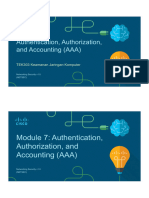 Authentication, Authorization, and Accounting (AAA)