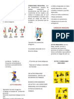 Folleto de Actos y Condiciones Inseguras