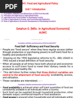 1 Food and Agri Policy Lecture