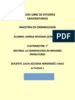 Actividad 1 Justicia para Adolescentes