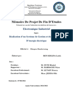 Mémoire de Projet de Fin D'Etudes: Electronique Industriel