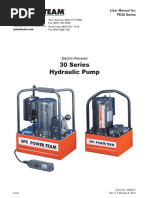 30 Series Hydraulic Pump: Electric-Powered