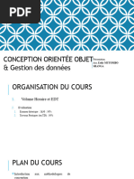 Notes de Cours de Conception Orientee Et Gestion Des Données