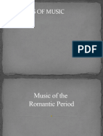 Music of The Romantic Period