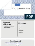 1 - Plotting Coordinates