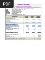 Informe de Valorizacion para Mayo Contratista