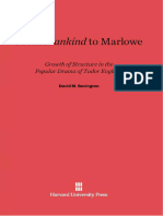 David M. Bevington - From Mankind To Marlowe - Growth of Structure in The Popular Drama of Tudor England-Harvard University Press. (1963)