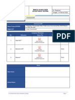 Berita Acara User Acceptance Testing (UAT) - Perbaikan Penyesuaian Menu Pada ILoan Commercial Non KUR Plafond S.D. Rp. 500 Juta