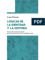 Logicas de La Identidad y La Historia