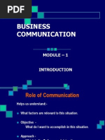 Business Communication: Module - 1