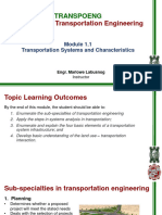 TRANSPOENG Module 1.1 - Land Use-Transportation Interaction