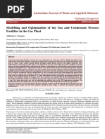 Modelling and Optimization of The Gas and Condensate Process Facilities in The Gas Plant