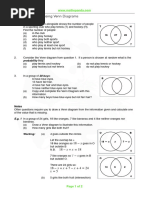 Solving Problems Using Venn Diagrams LESSON