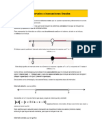 Intervalos e Inecuaciones Lineales