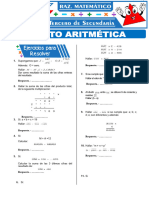 Cripto Aritmetica Numericas para Tercer Grado de Secundaria