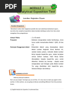 Module 2 Analytical Exposition