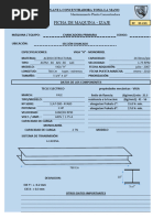 Ficha de Maquina Izaje - 2023