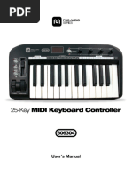 WORLDE KS25A 49A 61A MIDI CONTROLLER - 606304 - Manual - 150320 - MANUAL