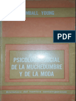 Kimball Young-Psicologia Social de La Muchedumbre y Del La Moda