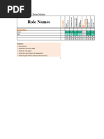 Skill Matrix Sampling