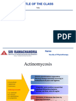 Actinomycosis and NOMA