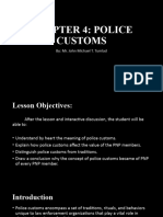 CHAPTER 4 Police Customs