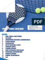 Webinar - Padel Court Construction